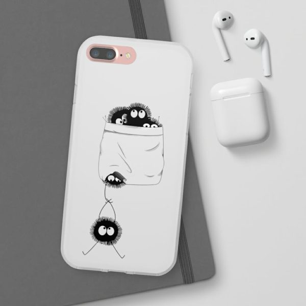 Kamaji Spirited Away - Spirited Away – Soot Ball in pocket iPhone Cases-Kamaji Spirited Away, Phone Case, Spirited Away