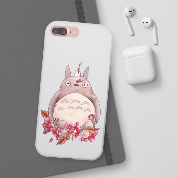 Totoro Drawing - Totoro – flower fishing iPhone Cases-Accessories, My Neighbor Totoro, Phone Case, Totoro Drawing