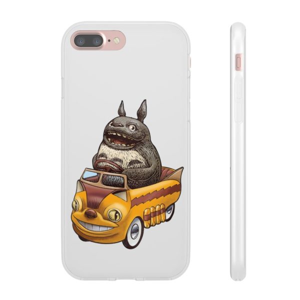 My Neighbor Totoro Cat Bus - Totoro driving Catbus iPhone Cases-Accessories, My Neighbor Totoro, My Neighbor Totoro Cat Bus, Phone Case