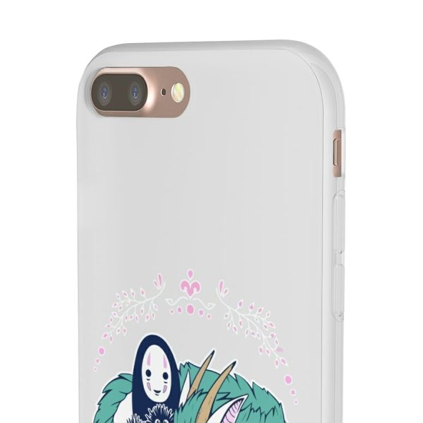 Miyazakis Spirited Away - Spirited Away – No Face and Haku Dragon iPhone Cases-Accessories, kaonashi, Miyazakis Spirited Away, no face, Phone Case, Spirited Away