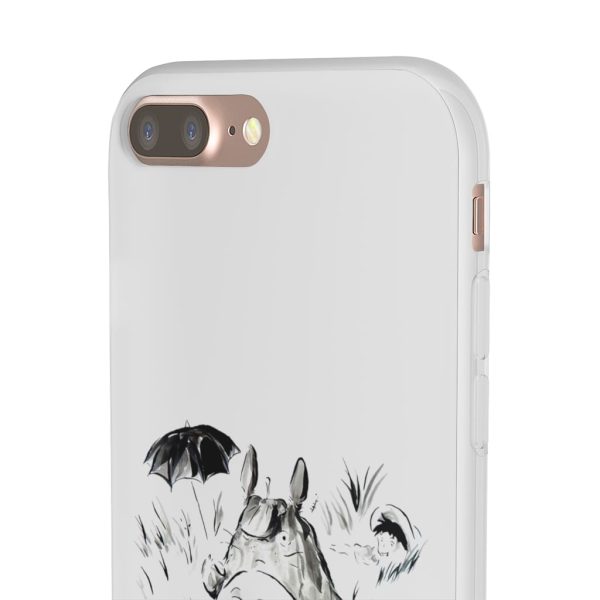 Dai-totoro - Totoro And The Girls Ink Painting iPhone Cases-Accessories, Dai-totoro, My Neighbor Totoro, Phone Case