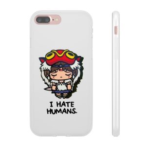 Princess Mononoke Showtimes - Princess Mononoke Chibi – I Hate Humans iPhone Cases-Accessories, Phone Case, princess mononoke, Princess Mononoke Showtimes