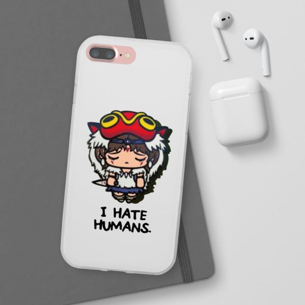 Princess Mononoke Showtimes - Princess Mononoke Chibi – I Hate Humans iPhone Cases-Accessories, Phone Case, princess mononoke, Princess Mononoke Showtimes