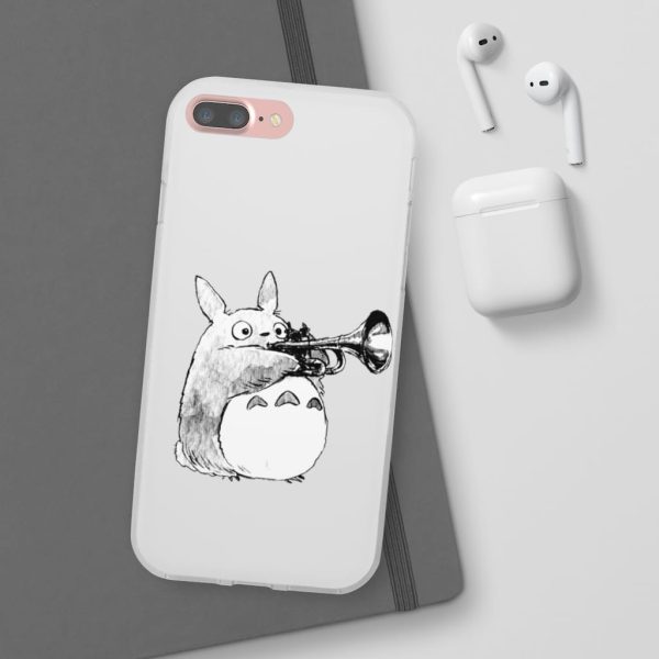 Mei My Neighbor Totoro - Totoro and the Trumpet iPhone Cases-Accessories, Mei My Neighbor Totoro, My Neighbor Totoro, Phone Case