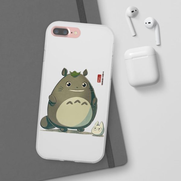 Totoro Wallpaper - Totoro Cute Chibi iPhone Cases-Accessories, My Neighbor Totoro, Phone Case, Totoro Wallpaper