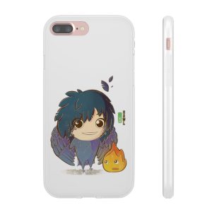 Howl's Moving Castle Calcifer - Howl’s Moving Castle – Howl Chibi iPhone Cases-Accessories, Howl's Moving Castle, Howl's Moving Castle Calcifer, Phone Case