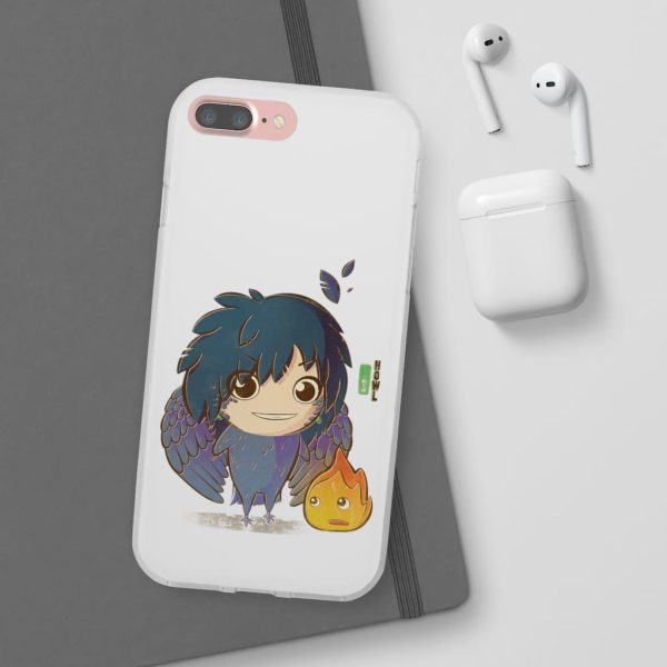 Howl's Moving Castle Calcifer - Howl’s Moving Castle – Howl Chibi iPhone Cases-Accessories, Howl's Moving Castle, Howl's Moving Castle Calcifer, Phone Case