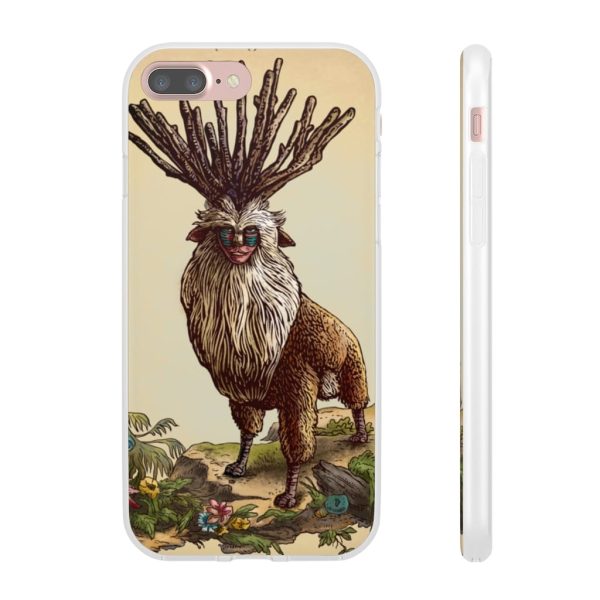 Princess Mononoke With Wolf - Princess Mononoke – Shishigami Day Time Detailed iPhone Cases-Accessories, Phone Case, princess mononoke, Princess Mononoke With Wolf