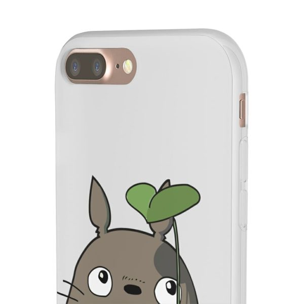 Totoro Restaurant - Totoro and the Leaf Umbrella iPhone Cases-Accessories, My Neighbor Totoro, Phone Case, Totoro Restaurant