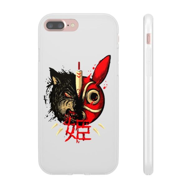 San Princess Mononoke - Princess Mononoke Mask & Wolf iPhone Cases-Accessories, Phone Case, princess mononoke, San Princess Mononoke