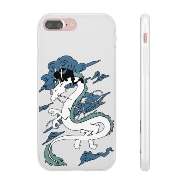 Spirited Away Tattoo - Spirited Away – Sen Riding Haku Dragon iPhone Cases-Accessories, Phone Case, Spirited Away, Spirited Away Tattoo