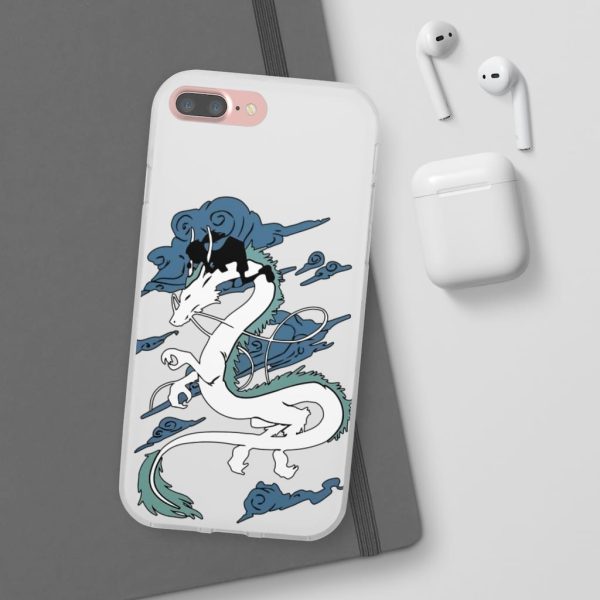 Spirited Away Tattoo - Spirited Away – Sen Riding Haku Dragon iPhone Cases-Accessories, Phone Case, Spirited Away, Spirited Away Tattoo