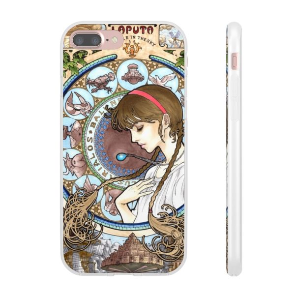 Ghibli Laputa Castle In The Sky - Laputa: Castle in The Sky – Sheeta Portrait Art iPhone Cases-Accessories, Ghibli Laputa Castle In The Sky, Laputa: Castle in the Sky, Phone Case