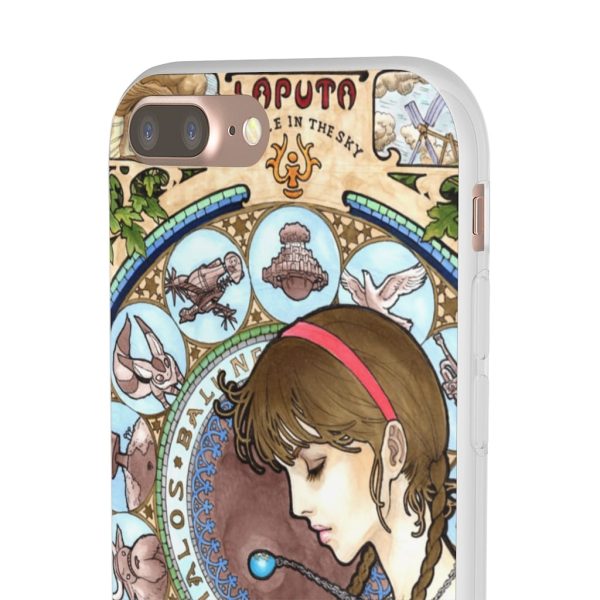 Ghibli Laputa Castle In The Sky - Laputa: Castle in The Sky – Sheeta Portrait Art iPhone Cases-Accessories, Ghibli Laputa Castle In The Sky, Laputa: Castle in the Sky, Phone Case