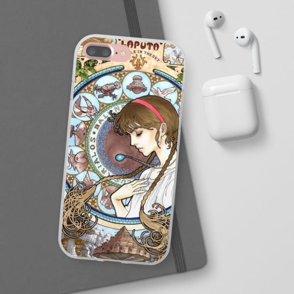 Ghibli Laputa Castle In The Sky - Laputa: Castle in The Sky – Sheeta Portrait Art iPhone Cases-Accessories, Ghibli Laputa Castle In The Sky, Laputa: Castle in the Sky, Phone Case