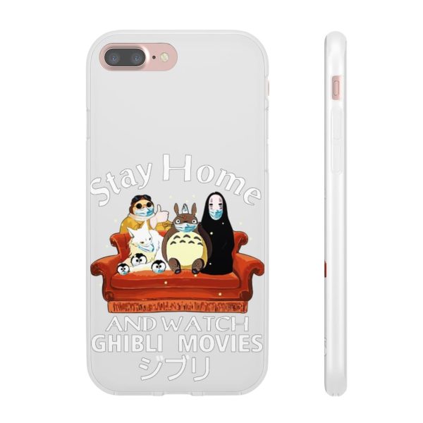 Stay Home and Watch Ghibli Movie iPhone Cases-Accessories, Phone Case