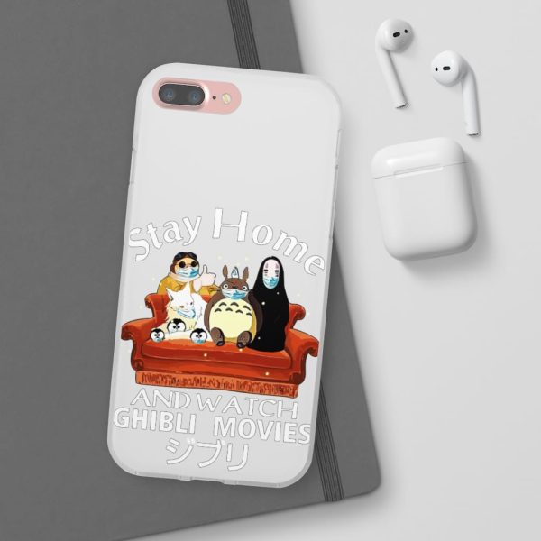 Stay Home and Watch Ghibli Movie iPhone Cases-Accessories, Phone Case