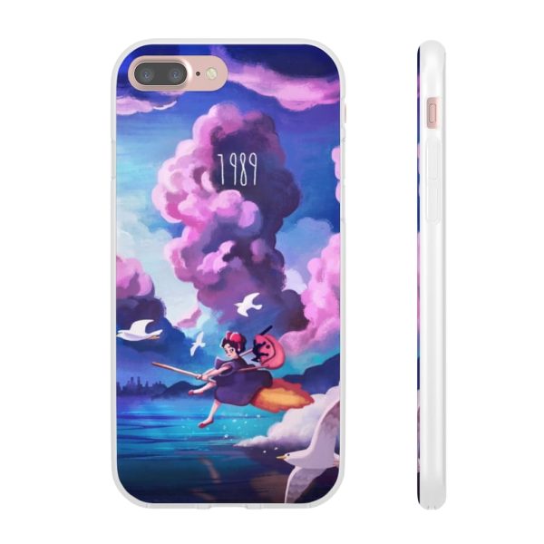 Movie Kiki's Delivery Service - Kiki’s Delivery service 1989 Illustration iPhone Cases-Accessories, Kiki's Delivery Service, Movie Kiki's Delivery Service, Phone Case