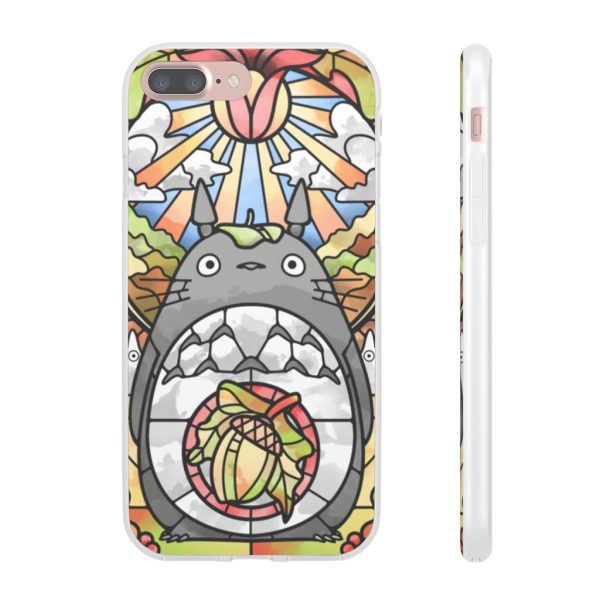 Totoro Film - Totoro Stained Glass Art iPhone Cases-Accessories, My Neighbor Totoro, Phone Case, Totoro Film