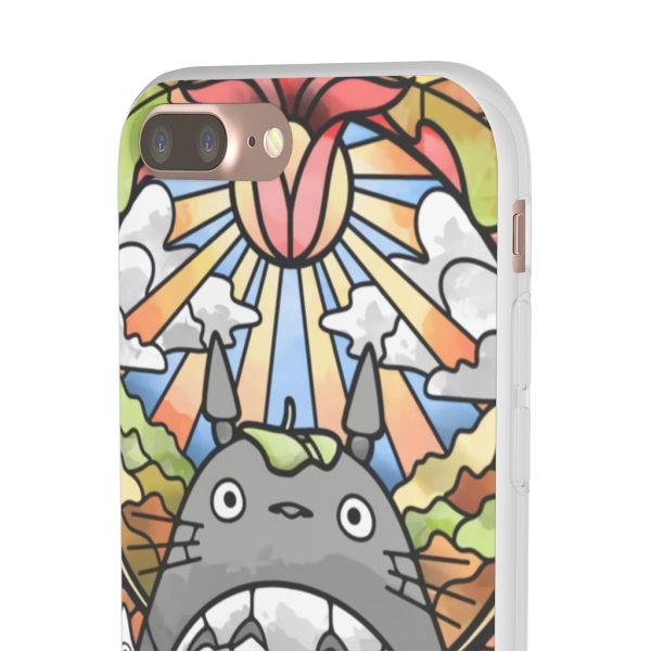 Totoro Film - Totoro Stained Glass Art iPhone Cases-Accessories, My Neighbor Totoro, Phone Case, Totoro Film