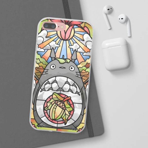 Totoro Film - Totoro Stained Glass Art iPhone Cases-Accessories, My Neighbor Totoro, Phone Case, Totoro Film