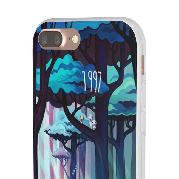 Princess Mononoke - Princess Mononoke 1997 Illustration iPhone Cases-Accessories, Phone Case, princess mononoke