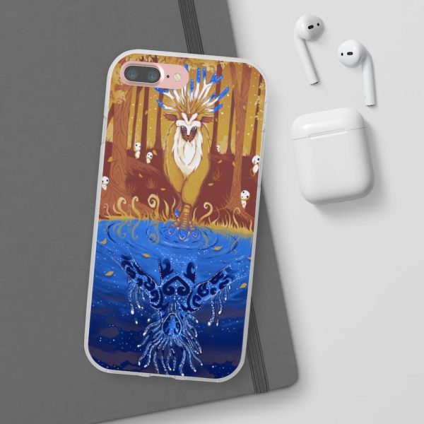 Watch Princess Mononoke - Princess Mononoke Shishigami Day and Night time iPhone Cases-Accessories, Phone Case, princess mononoke, Watch Princess Mononoke