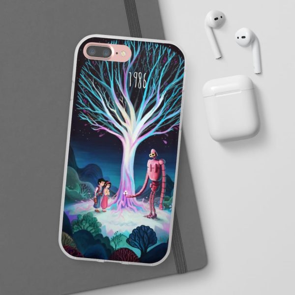 Laputa Castle In The Sky English Cast - Laputa: Castle in The Sky 1986 Illustration iPhone Cases-Accessories, Laputa Castle In The Sky English Cast, Laputa: Castle in the Sky, Phone Case