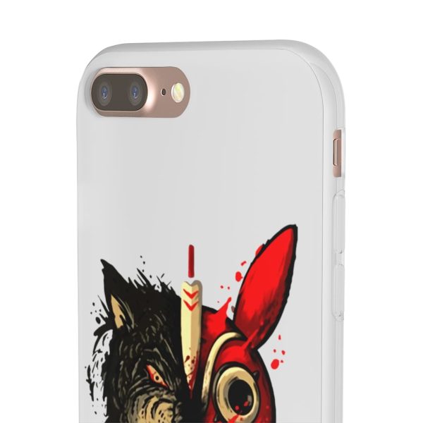 San Princess Mononoke - Princess Mononoke Mask & Wolf iPhone Cases-Accessories, Phone Case, princess mononoke, San Princess Mononoke