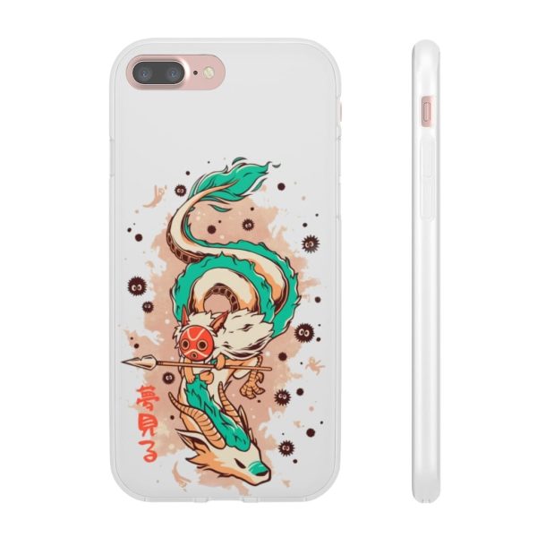 Princess Mononoke Ainu Influence - Princess Mononoke on the Dragon iPhone Cases-Accessories, Phone Case, princess mononoke, Princess Mononoke Ainu Influence