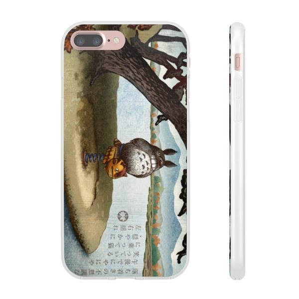 Totoro Bag - Totoro on the Catbus Spring Ride iPhone Cases-Accessories, My Neighbor Totoro, Phone Case, Totoro Bag