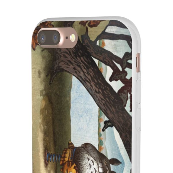 Totoro Bag - Totoro on the Catbus Spring Ride iPhone Cases-Accessories, My Neighbor Totoro, Phone Case, Totoro Bag