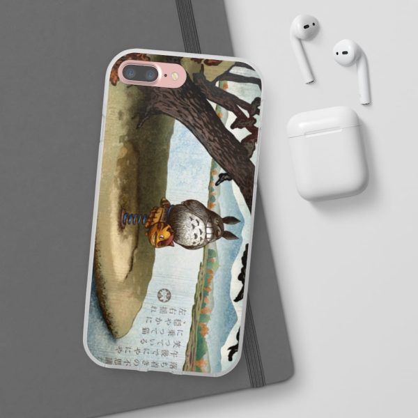 Totoro Bag - Totoro on the Catbus Spring Ride iPhone Cases-Accessories, My Neighbor Totoro, Phone Case, Totoro Bag