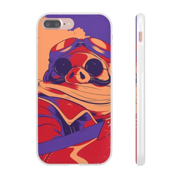 Porco Rosso Retro iPhone Cases-Accessories, Phone Case, porco rosso