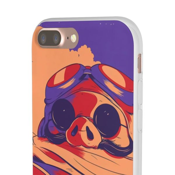 Porco Rosso Retro iPhone Cases-Accessories, Phone Case, porco rosso