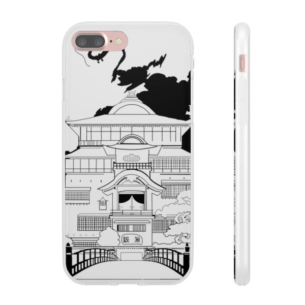 Spirited Away English Actors - Spirited Away Bathhouse illustrated Graphic iPhone Cases-Accessories, Phone Case, Spirited Away, Spirited Away English Actors