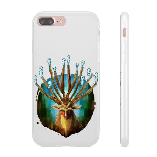 Studio Ghibli Films Princess Mononoke - Princess Mononoke – Shishigami and The Tree Spirit iPhone Cases-Accessories, Phone Case, princess mononoke, Studio Ghibli Films Princess Mononoke