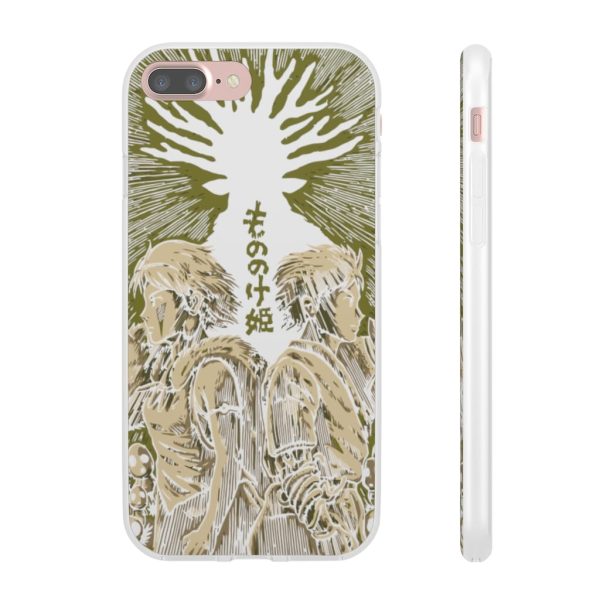 San Princess Mononoke - Princess Mononoke – San and Ashitaka iPhone Cases-Accessories, Phone Case, princess mononoke, San Princess Mononoke