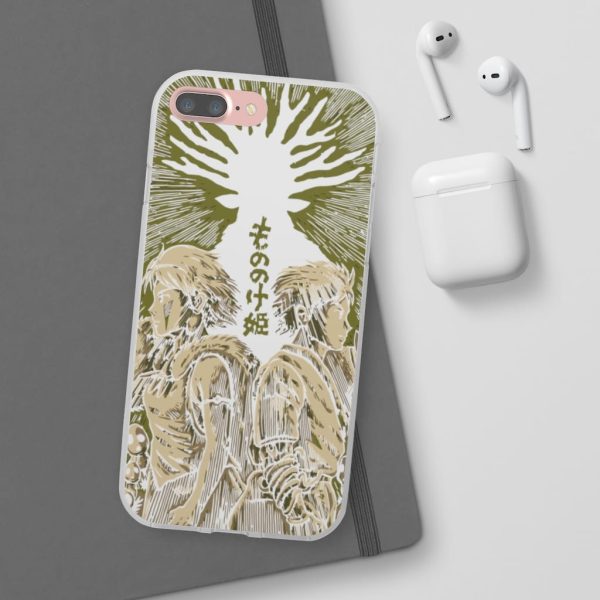 San Princess Mononoke - Princess Mononoke – San and Ashitaka iPhone Cases-Accessories, Phone Case, princess mononoke, San Princess Mononoke