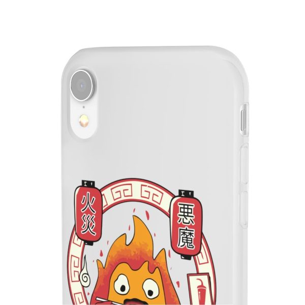 Howl's Moving Castle Explained - Howl’s Moving Castle – Calcifer Loves Ramen iPhone Cases-Accessories, Howl's Moving Castle, Howl's Moving Castle Explained, Phone Case