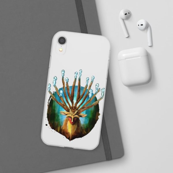 Studio Ghibli Films Princess Mononoke - Princess Mononoke – Shishigami and The Tree Spirit iPhone Cases-Accessories, Phone Case, princess mononoke, Studio Ghibli Films Princess Mononoke