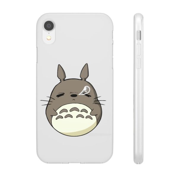 Totoro Umbrella - Sleepy Totoro iPhone Cases-Accessories, My Neighbor Totoro, Phone Case, Totoro Umbrella