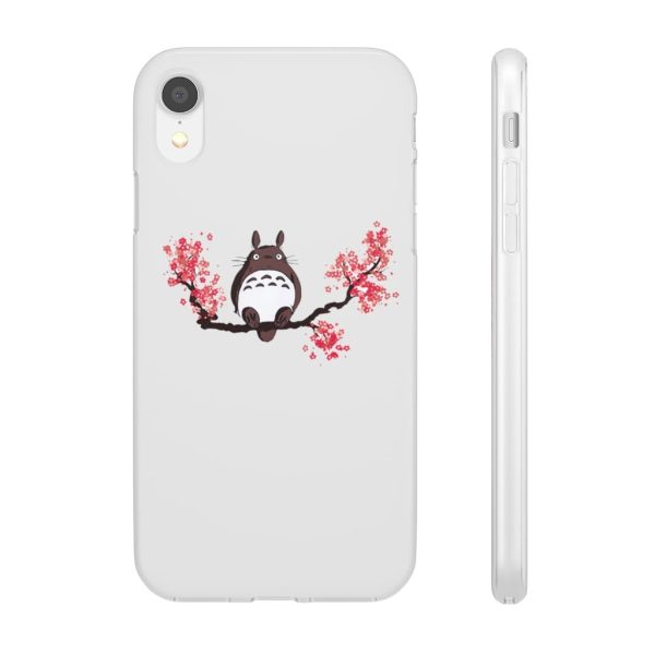 My Neighbor Totoro Japanese - Totoro and Sakura iPhone Cases-Accessories, My Neighbor Totoro, My Neighbor Totoro Japanese, Phone Case