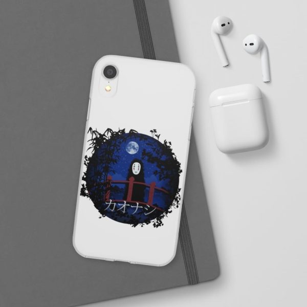 Spirited Away Live' - Spirited Away Kaonashi No Face by the blue Moon iPhone Cases-Accessories, Characters Spirited Away, kaonashi, no face, Phone Case, Spirited Away, Spirited Away Live