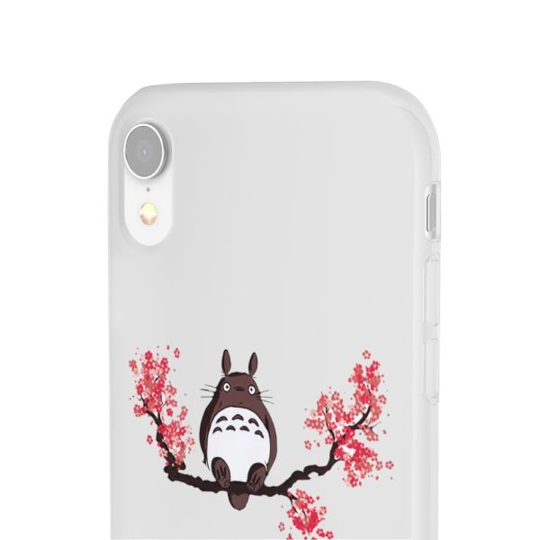 My Neighbor Totoro Japanese - Totoro and Sakura iPhone Cases-Accessories, My Neighbor Totoro, My Neighbor Totoro Japanese, Phone Case