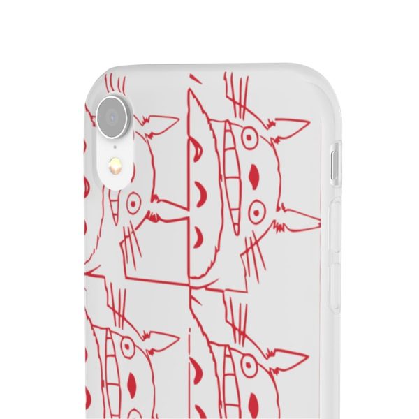 Totoro Plushie - My Neighbor Totoro Neon Collage Art iPhone Cases-Accessories, My Neighbor Totoro, Phone Case, Totoro Plushie