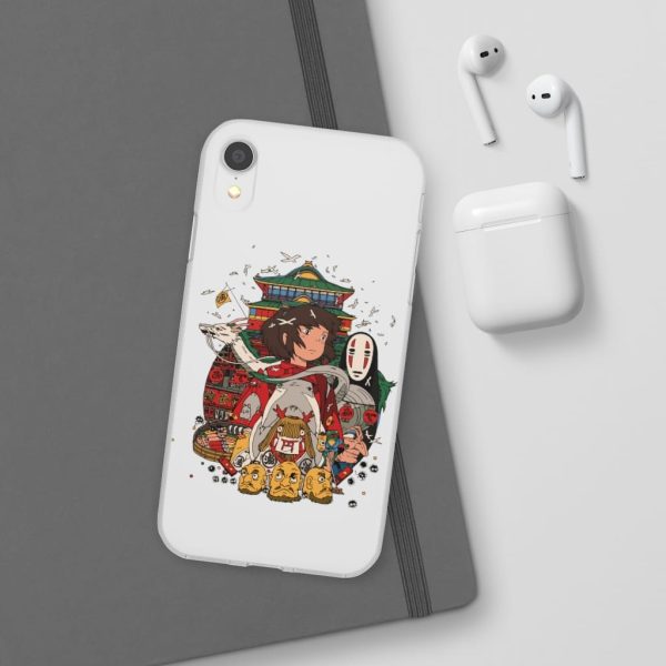 Spirited Away Poster - Spirited Away – Sen and Friends iPhone Cases-Accessories, kaonashi, no face, Phone Case, Spirited Away, Spirited Away Poster