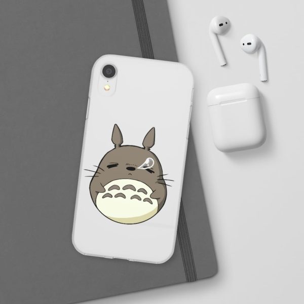 Totoro Umbrella - Sleepy Totoro iPhone Cases-Accessories, My Neighbor Totoro, Phone Case, Totoro Umbrella