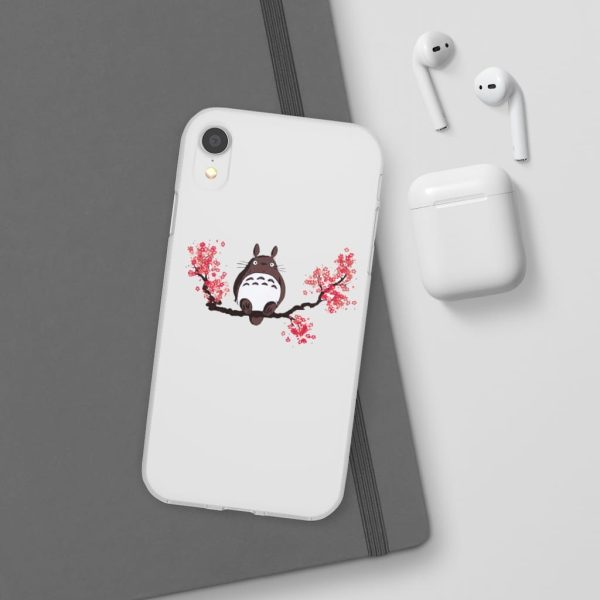 My Neighbor Totoro Japanese - Totoro and Sakura iPhone Cases-Accessories, My Neighbor Totoro, My Neighbor Totoro Japanese, Phone Case