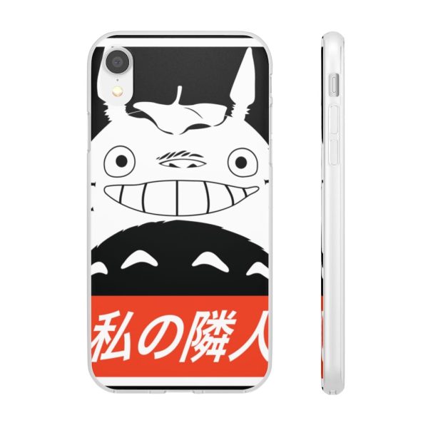 Totoro Japanese Restaurant - Smiling Totoro iPhone Cases-Accessories, My Neighbor Totoro, Phone Case, Totoro Japanese Restaurant